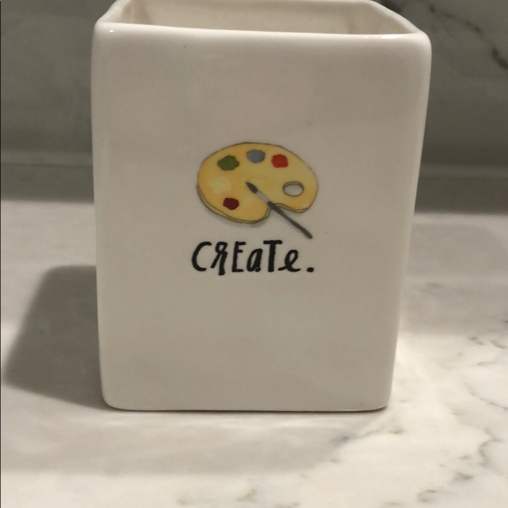 Rae Dunn painting brush/ pencil holder